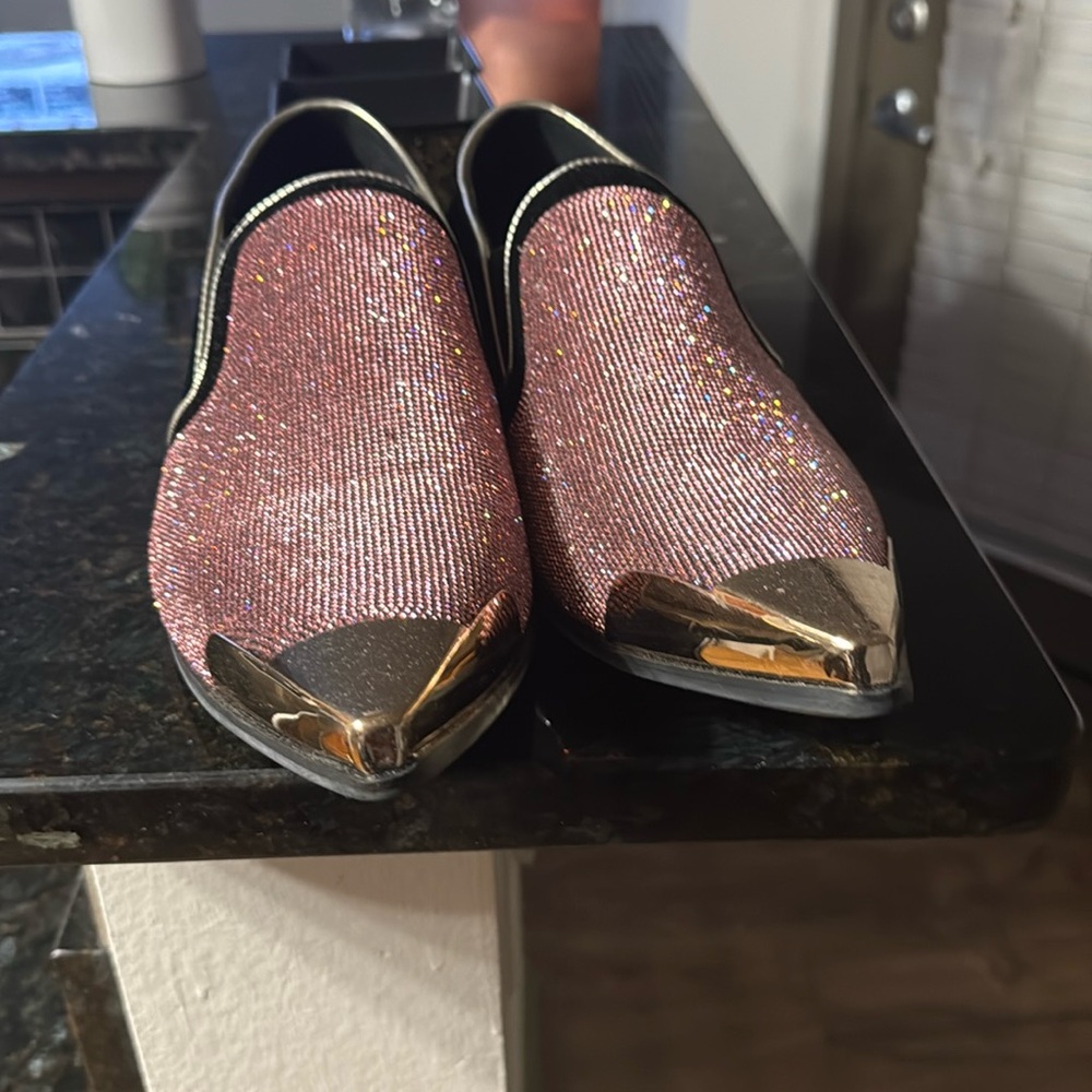 Size 12 sparkling dress shoes only worn once